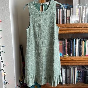 Vintage style American Eagle teal sleeveless dress
